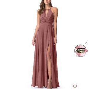 Azazie Evalleen in Desert Rose! Size 16